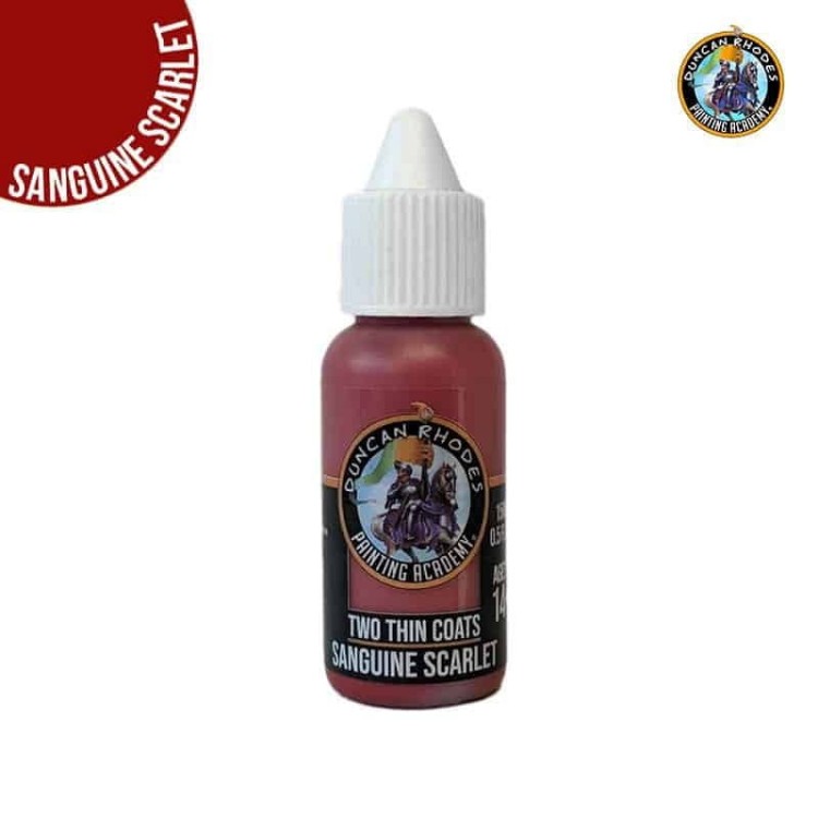 Farbka Two Thin Coats: Sanguine Scarlet 15ml
