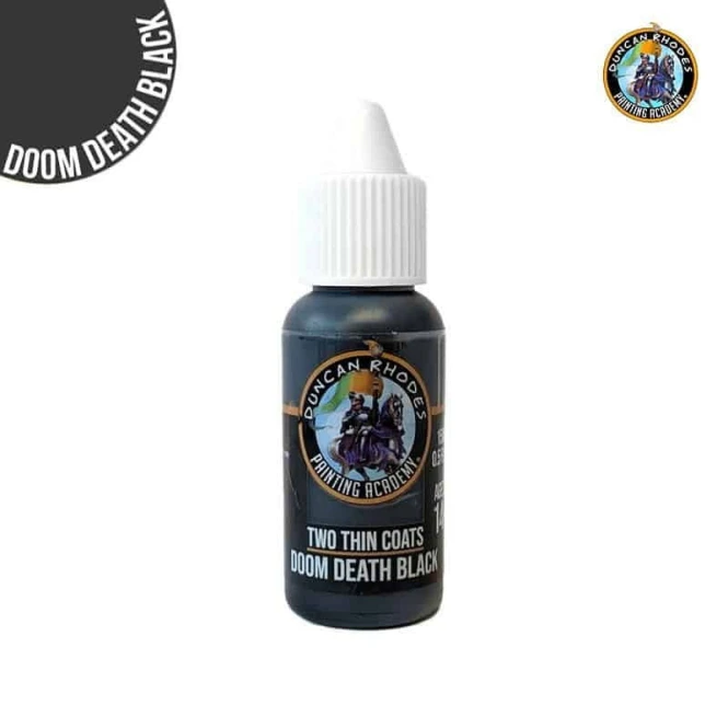Farbka Two Thin Coats:  Doom Death Black  15ml