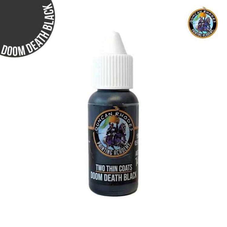 Farbka Two Thin Coats:  Doom Death Black  15ml