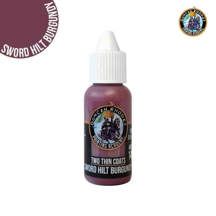 Farbka Two Thin Coats: Sword Hilt Burgundy 15ml
