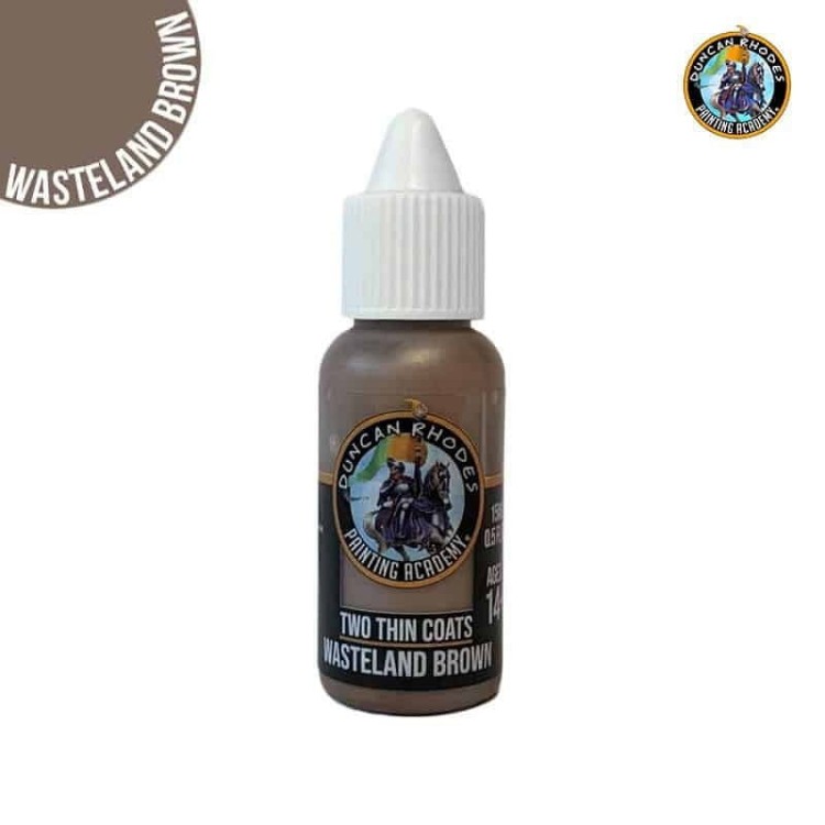 Farbka Two Thin Coats: Wasteland Brown 15ml