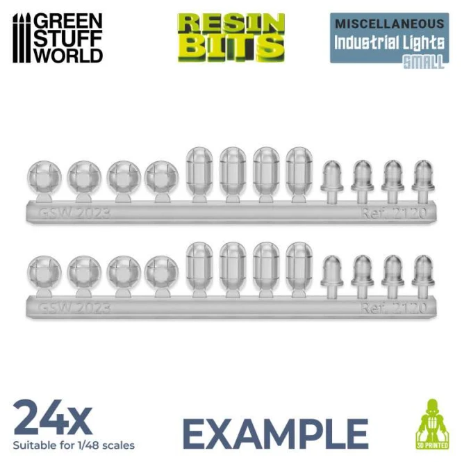 3D Printed Set - Industrial Lights - Small