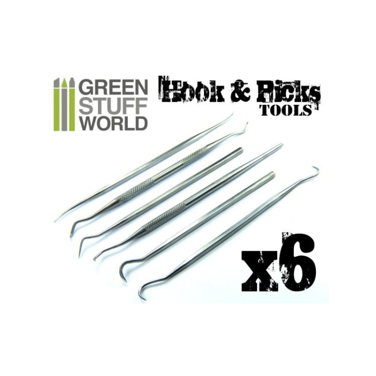 6x Hook and Pick tool Set