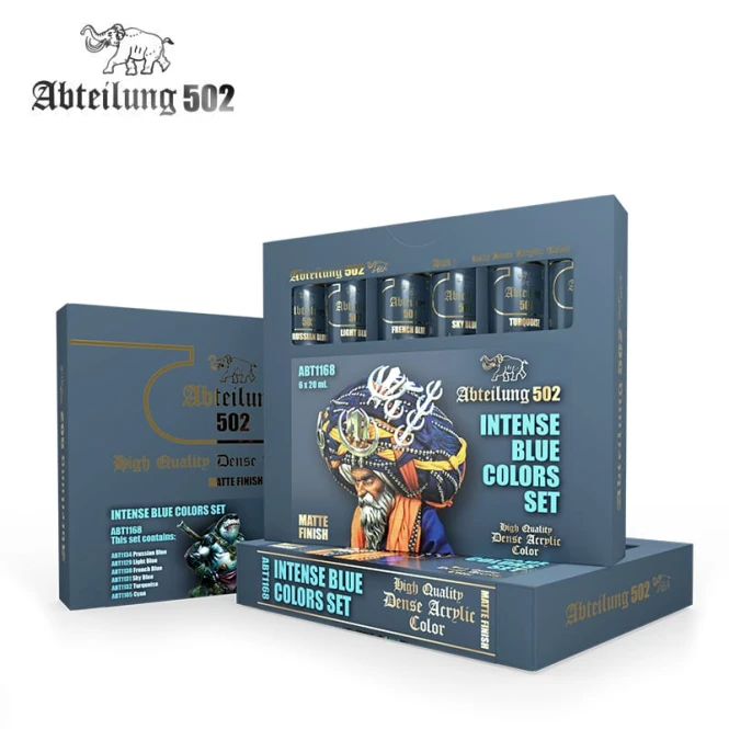 Abt1168 Intense Blue Colors Set