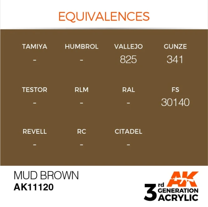 MUD BROWN – STANDARD