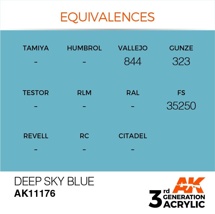 DEEP SKY BLUE – STANDARD