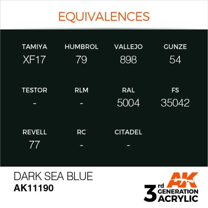 DARK SEA BLUE – STANDARD
