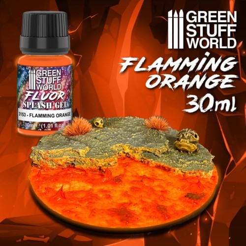 Splash Gel - Flaming Fluor Orange