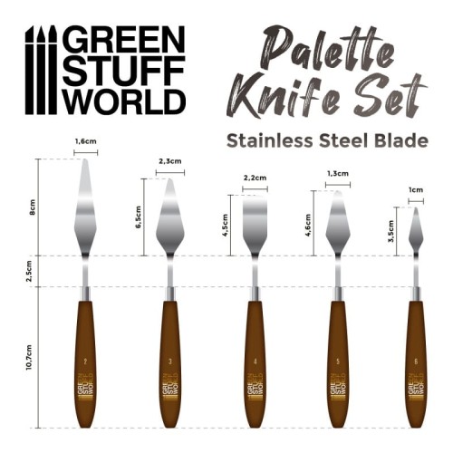Palette knife - Modeling Spatulas Tools SZPATUŁKI