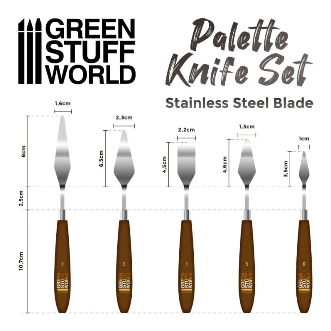 Palette knife - Modeling Spatulas Tools SZPATUŁKI