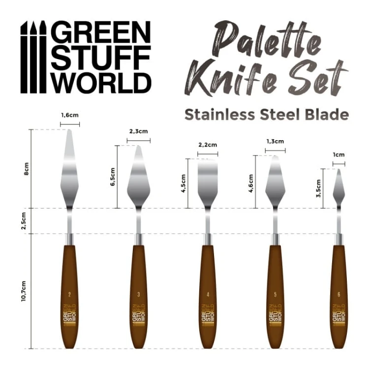 Palette knife - Modeling Spatulas Tools SZPATUŁKI