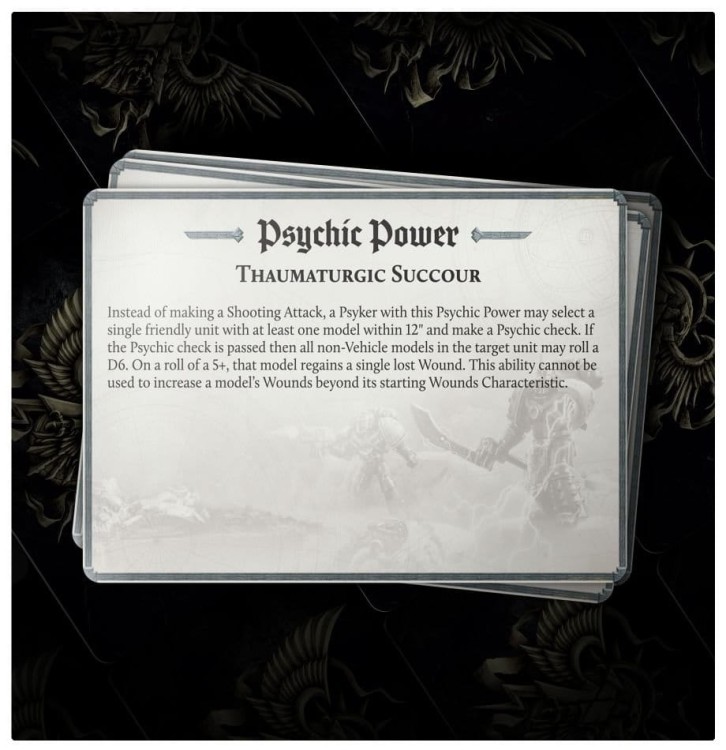 Horus Heresy: Reference Card