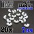 Plasticard Pipe ELBOWS 7mm