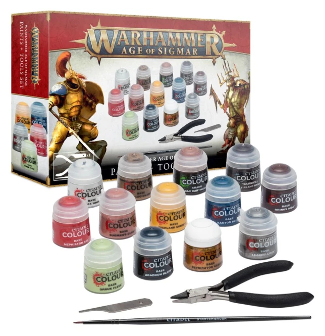 Age Of Sigmar Paints+Tools Set