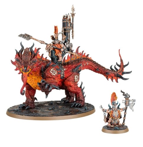 Fyreslayers: Auric Runefather On Magmadroth