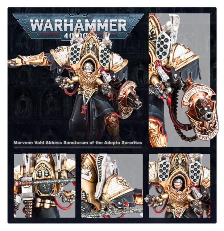 Adepta Sororitas Morvenn Vahl Abbess Sanctorum