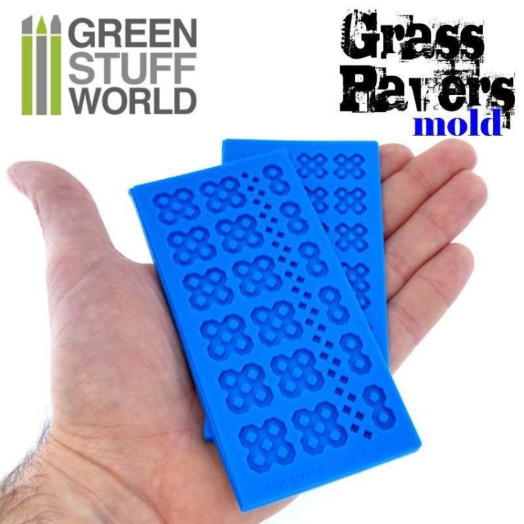 Silicone molds - Grass Paver