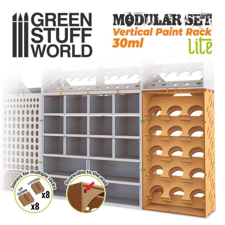 Pionowy organizer na farby pojemniki 30ml x 15 szt