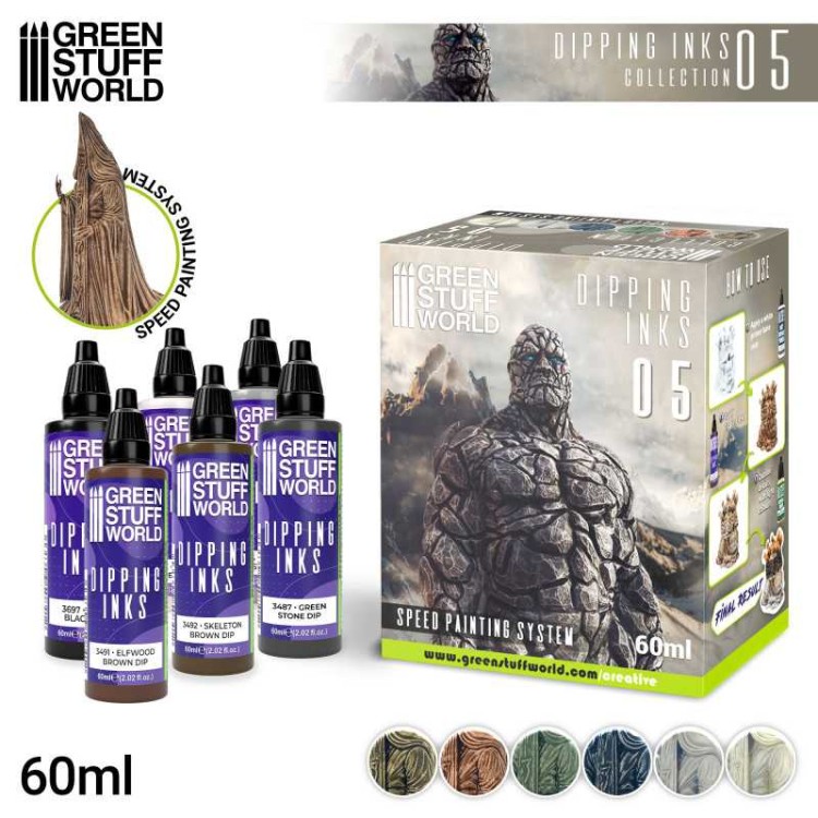Green Stuff World Paint Set -Dipping collection 05