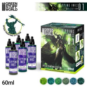 Green Stuff World Paint Set- Dipping collection 01