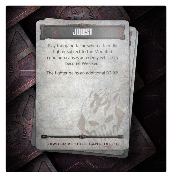 Necromunda: Cawdor Vehicle Tactics Cards