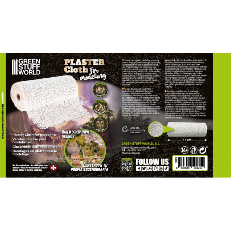 Modeling Plaster Cloth