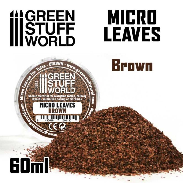 Micro Liście - Brązowa mieszanka
