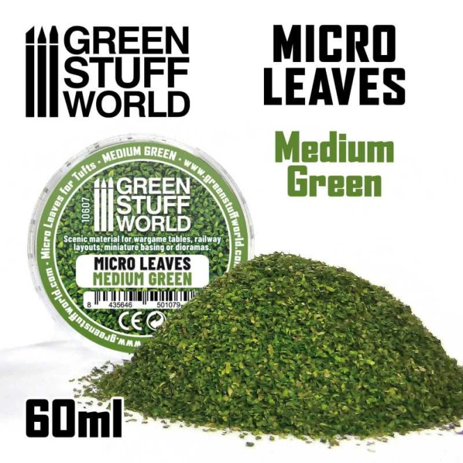 Micro Leaves - Średnio zielony Mix