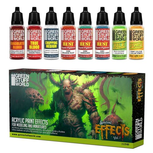Green Stuff World Paint Set -Special Effects Vol.1
