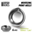 Green Stuff World Modelling Paint Wells x6