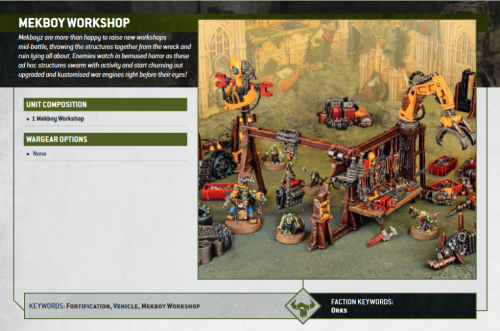 Orks MEKBOY Workshop