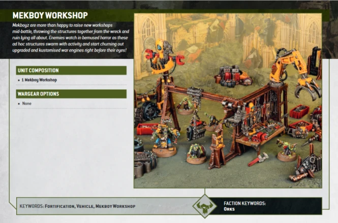 Orks MEKBOY Workshop