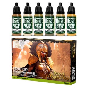 Green Stuff World Paint Set -Desert Mysteries