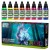 Green Stuff World Set x8 Fluor Paints