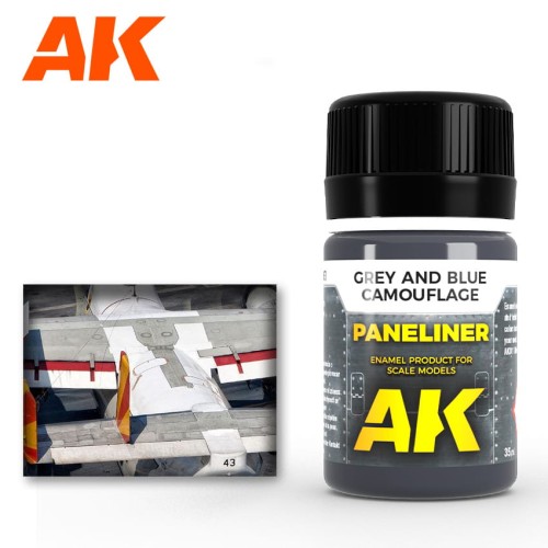 Paneliner for grey and blue camouflage AK2072