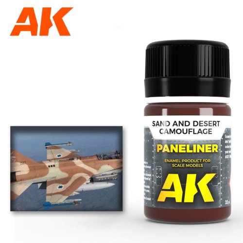 Paneliner for sand and desert camouflage AK2073