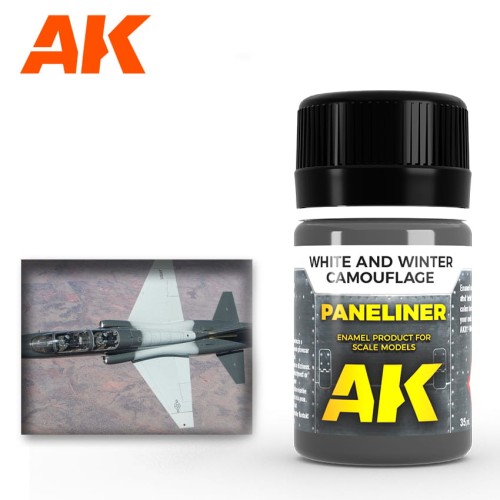Paneliner White and Winter Camouflage AK2074