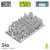 3D printed set - Small Ork plates