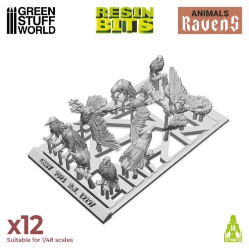 3D printed set - Ravens