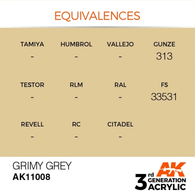 GRIMY GREY – STANDARD