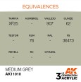 Medium Grey – Standard AK11010