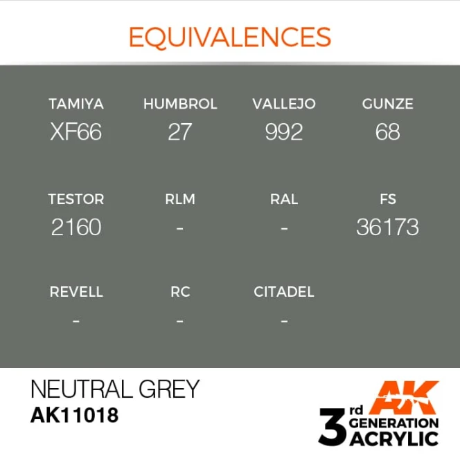NEUTRAL GREY – STANDARD