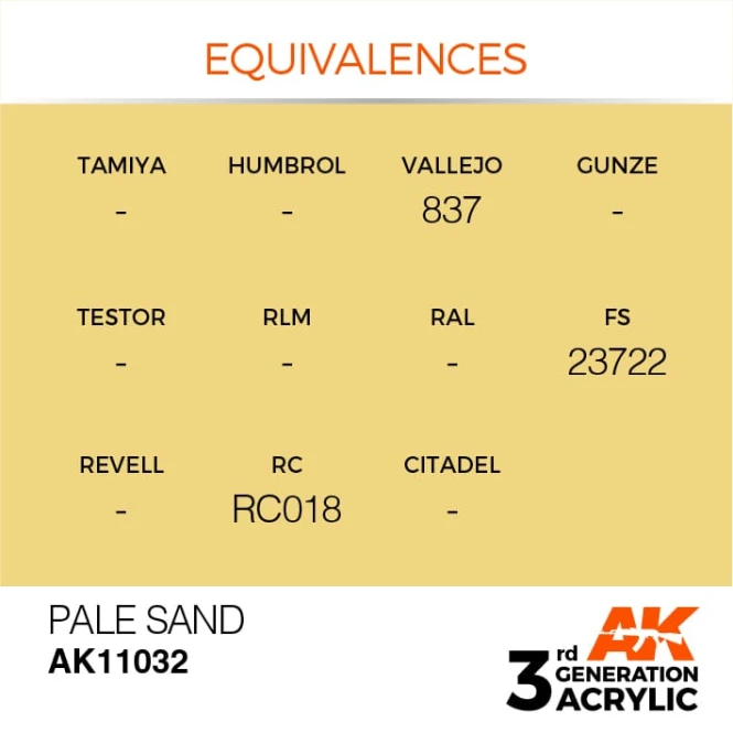 PALE SAND – STANDARD