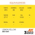 LEMON YELLOW – STANDARD