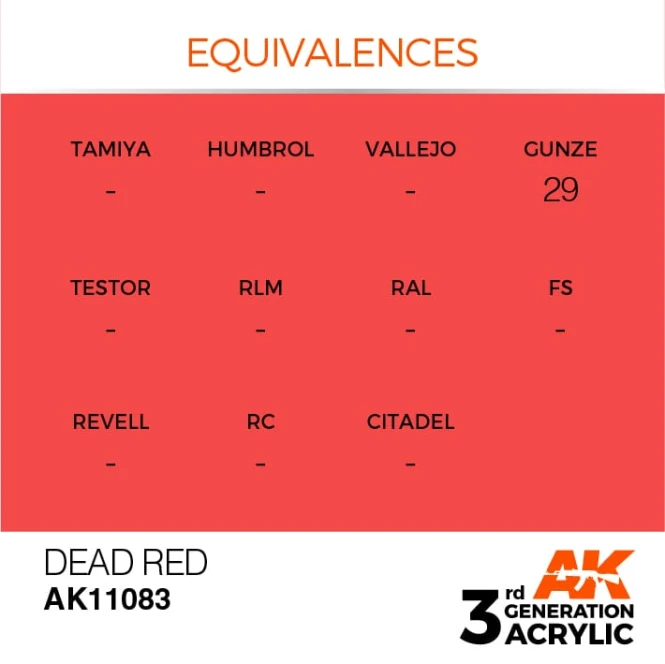 DEAD RED – STANDARD