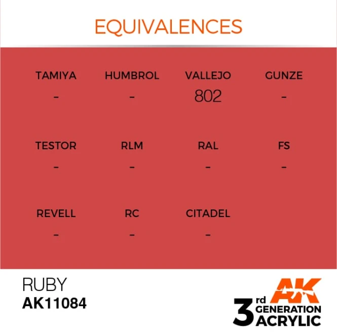 Ruby – Standard AK11084