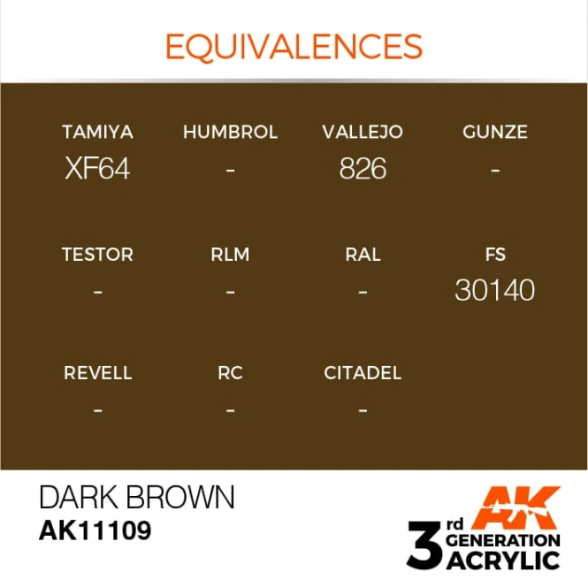 DARK BROWN – STANDARD