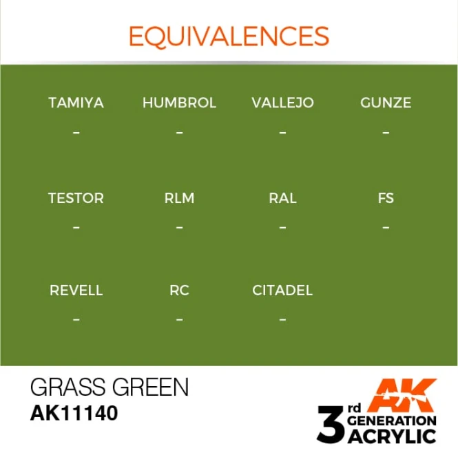 GRASS GREEN – STANDARD