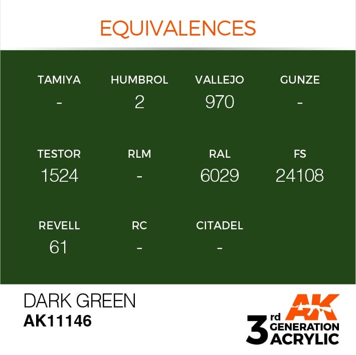 DARK GREEN – STANDARD