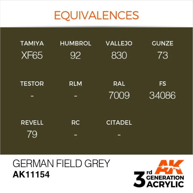 GERMAN FIELD GREY – STANDARD